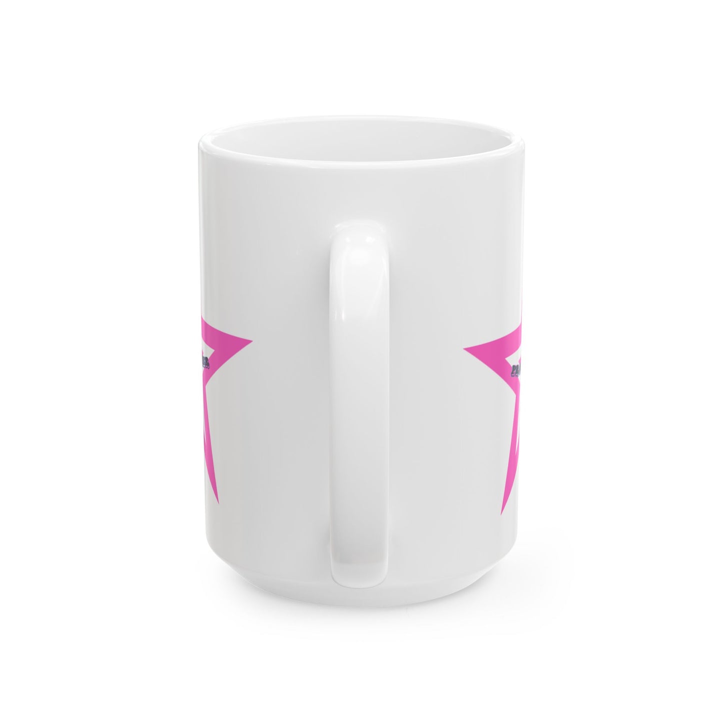 Trendy Pink Star Ceramic Mug - Perfect for Coffee Lovers