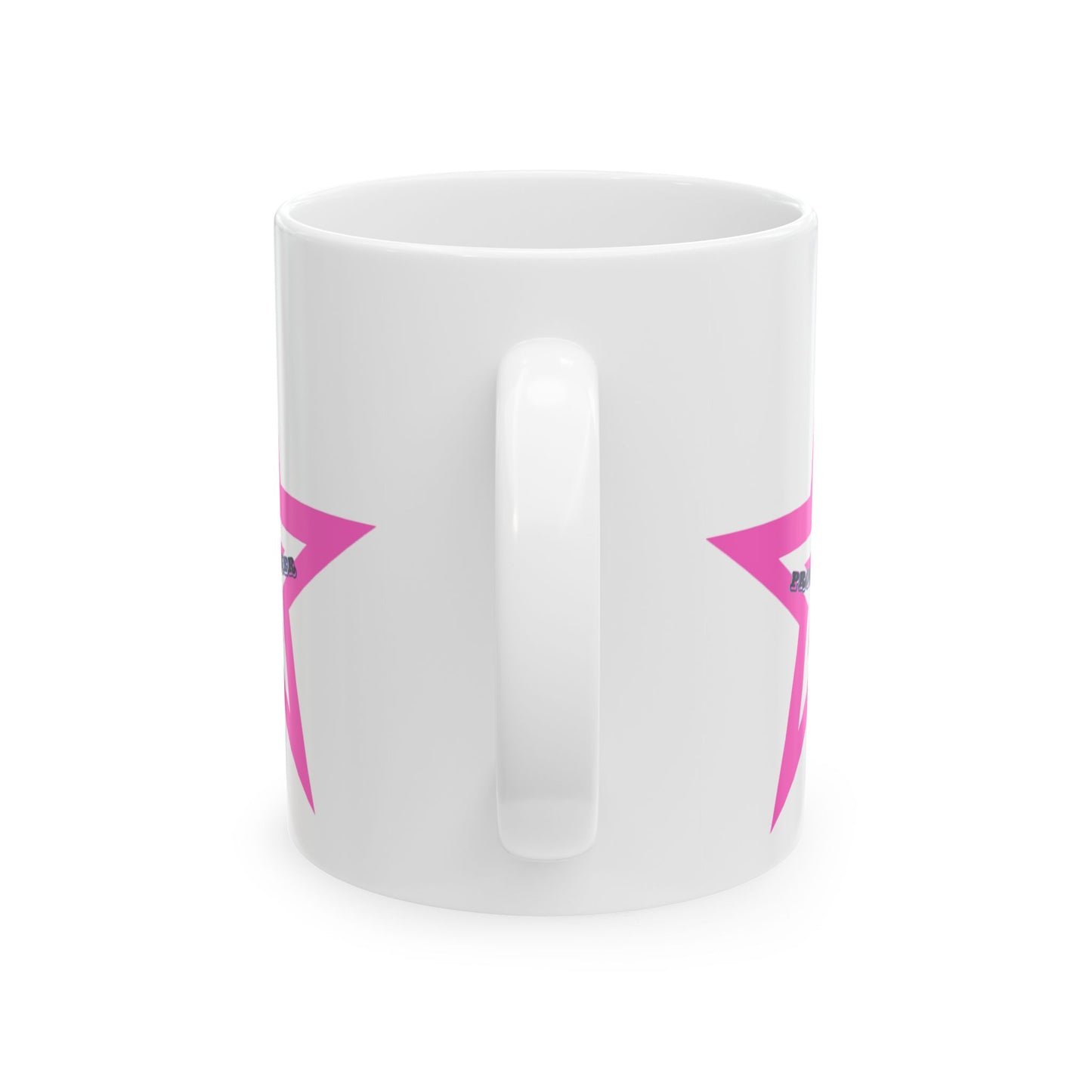 Trendy Pink Star Ceramic Mug - Perfect for Coffee Lovers